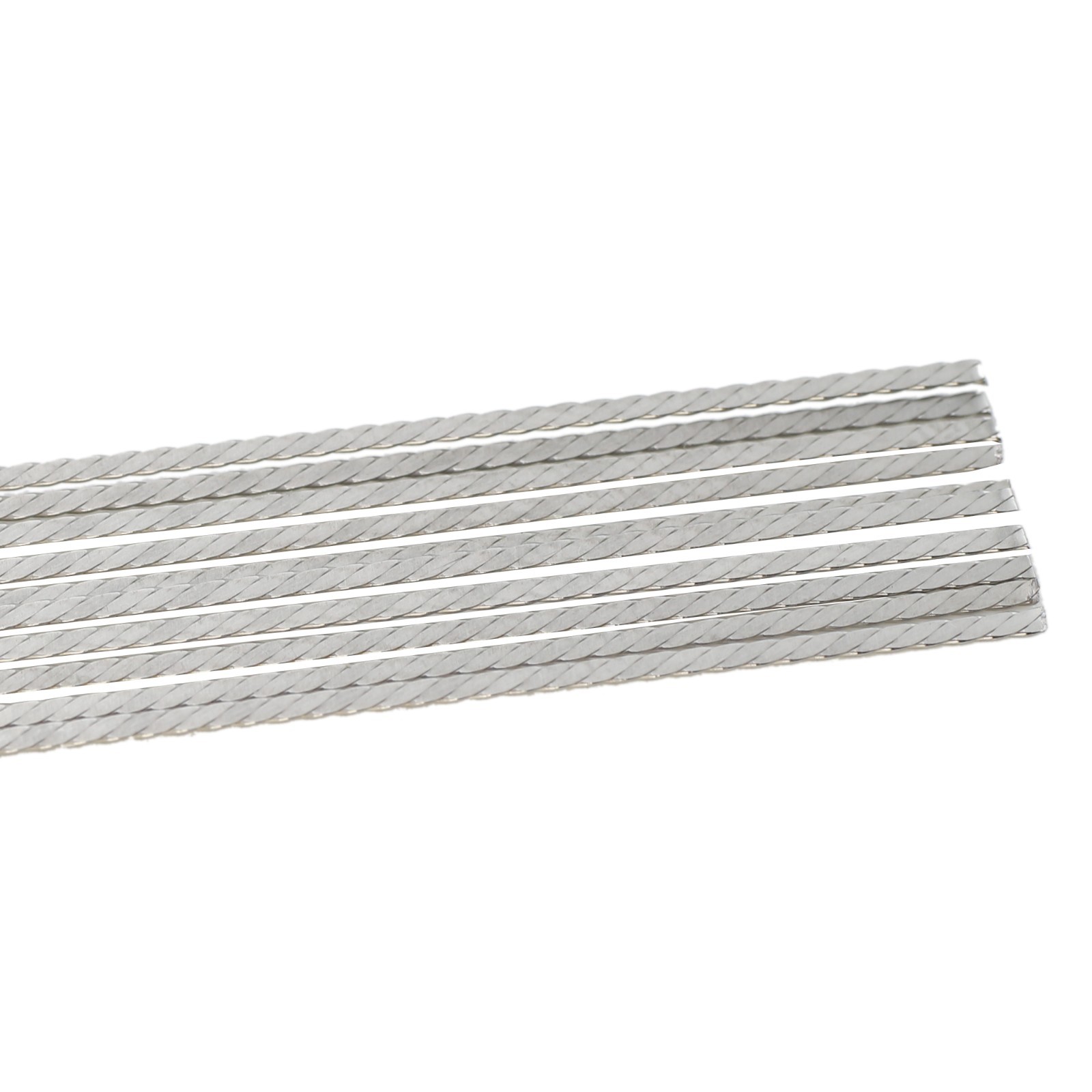 10pcs Orthodontic Flat Strand Lingual Retainer Wires 0.010 x 0.028 150mm Length