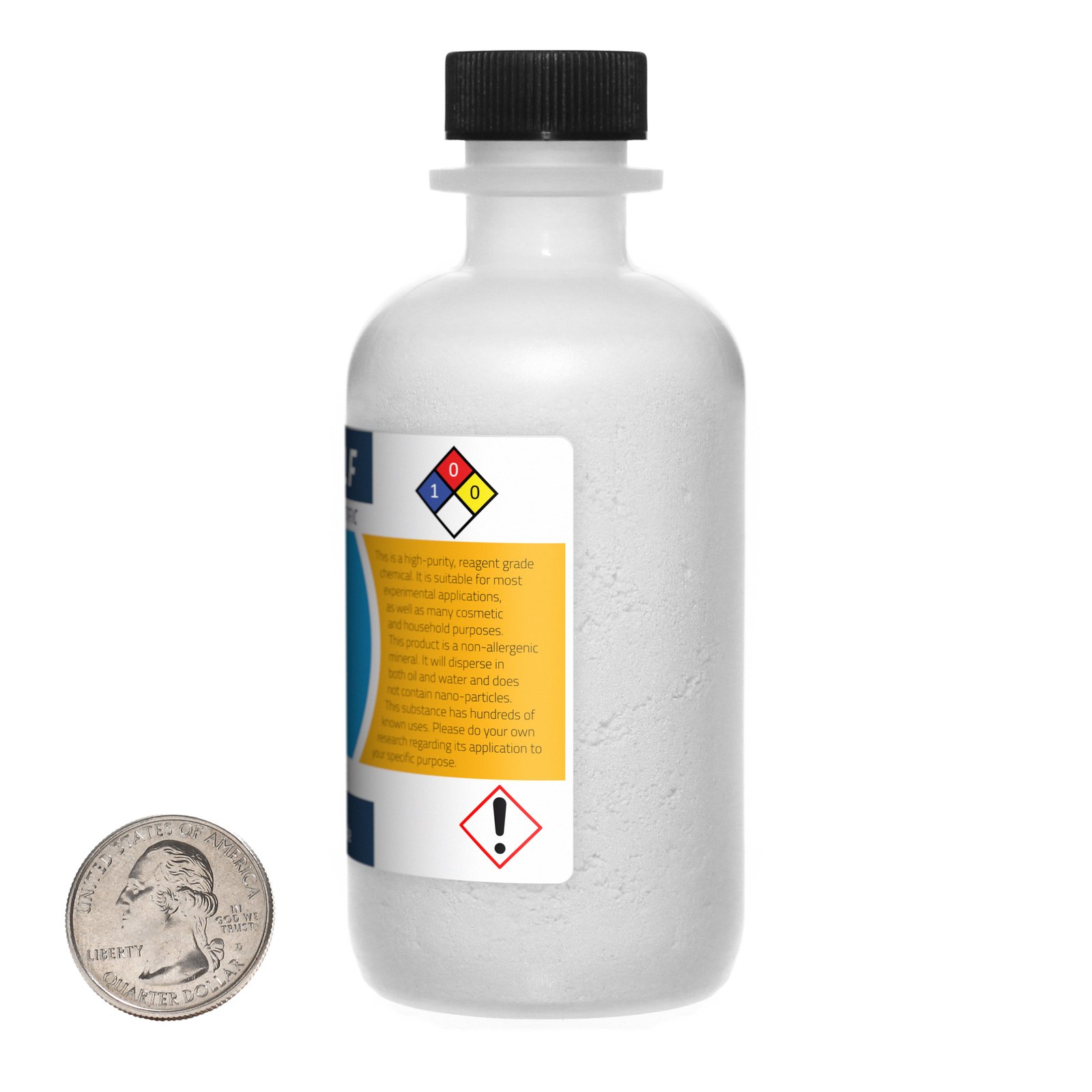 Titanium Dioxide / 3 Lbs / 12 Bottles / 99.9% Reagent Grade / 44 Micron Powder