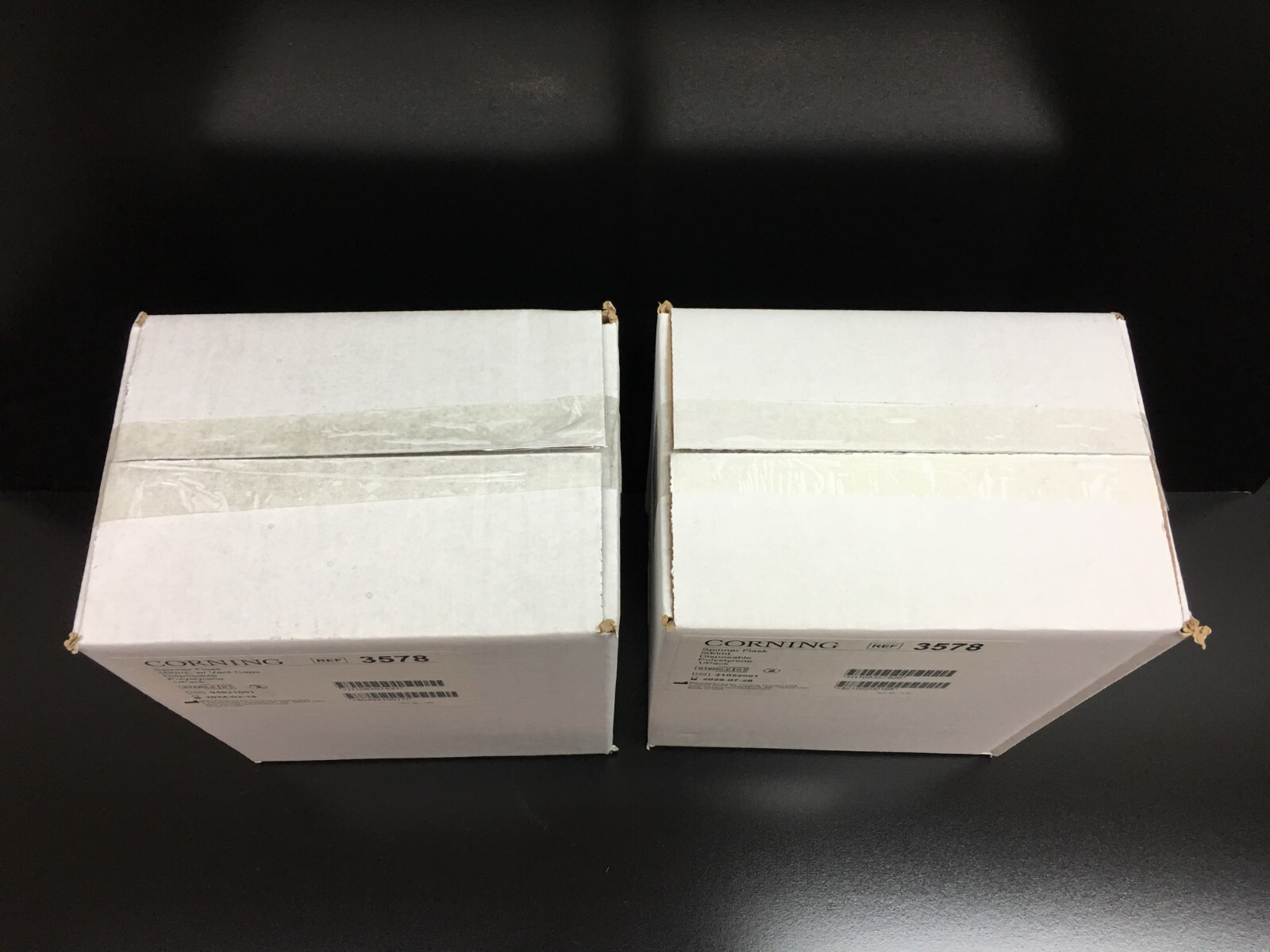 Corning REF 3578 Disposable Spinner Flask 500mL Vent Cap Lot 2 PKS