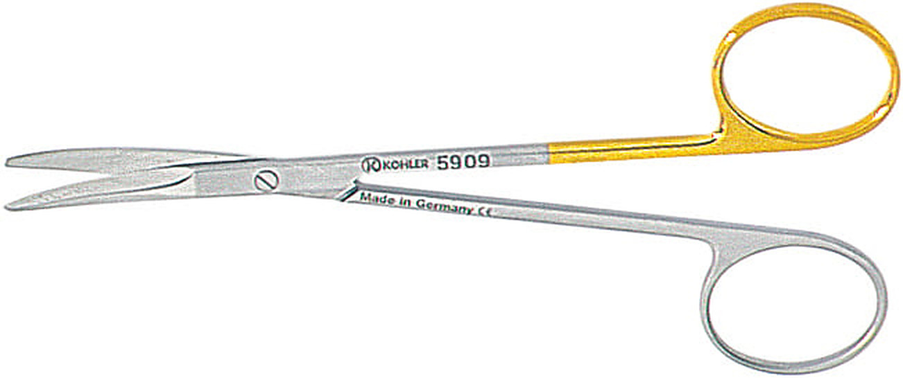 Surgical Instruments METZENBAUM Super Cut Scissors 14.5 cm – Curved by Kohler