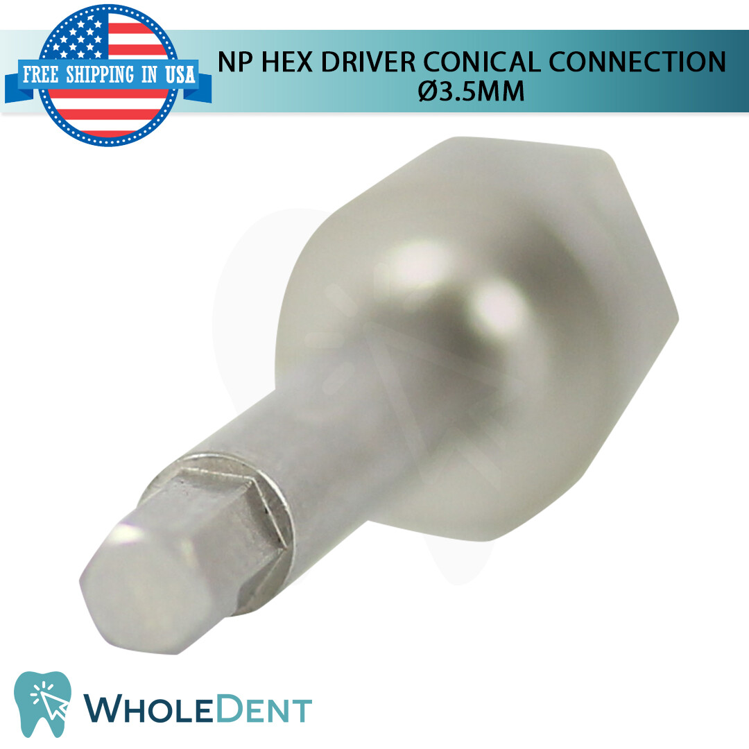 1X NP Conical Connection Hex Driver 2.25mm For Dentists Dental Abutment Tool