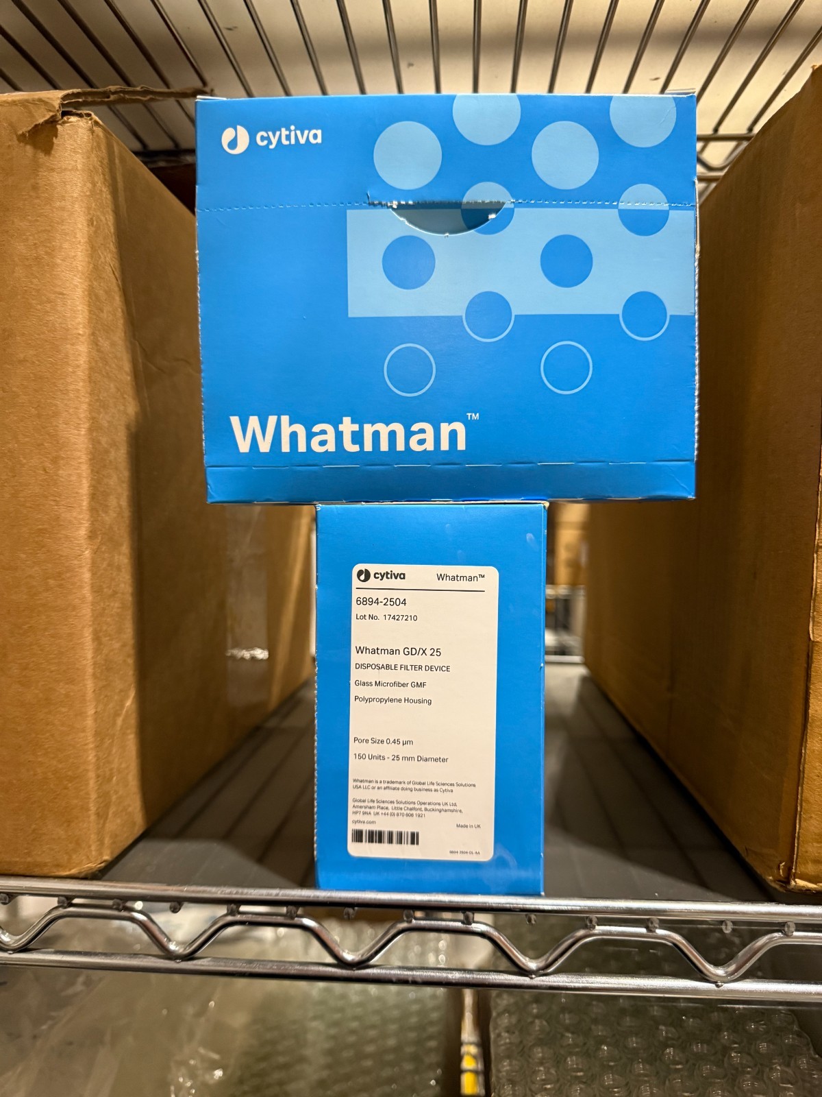 New Cytiva Whatman GD/X 25 Syringe Filter 0.45um GMF 6894-2504 Pair of 2 Boxes