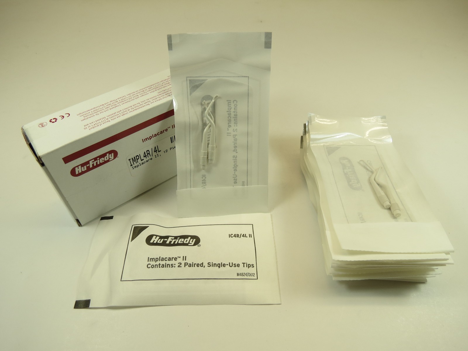 HU FRIEDY Implacare II Tips 4R/4L Kit /12 Pair | Refill Tips | IMPL4R/4L