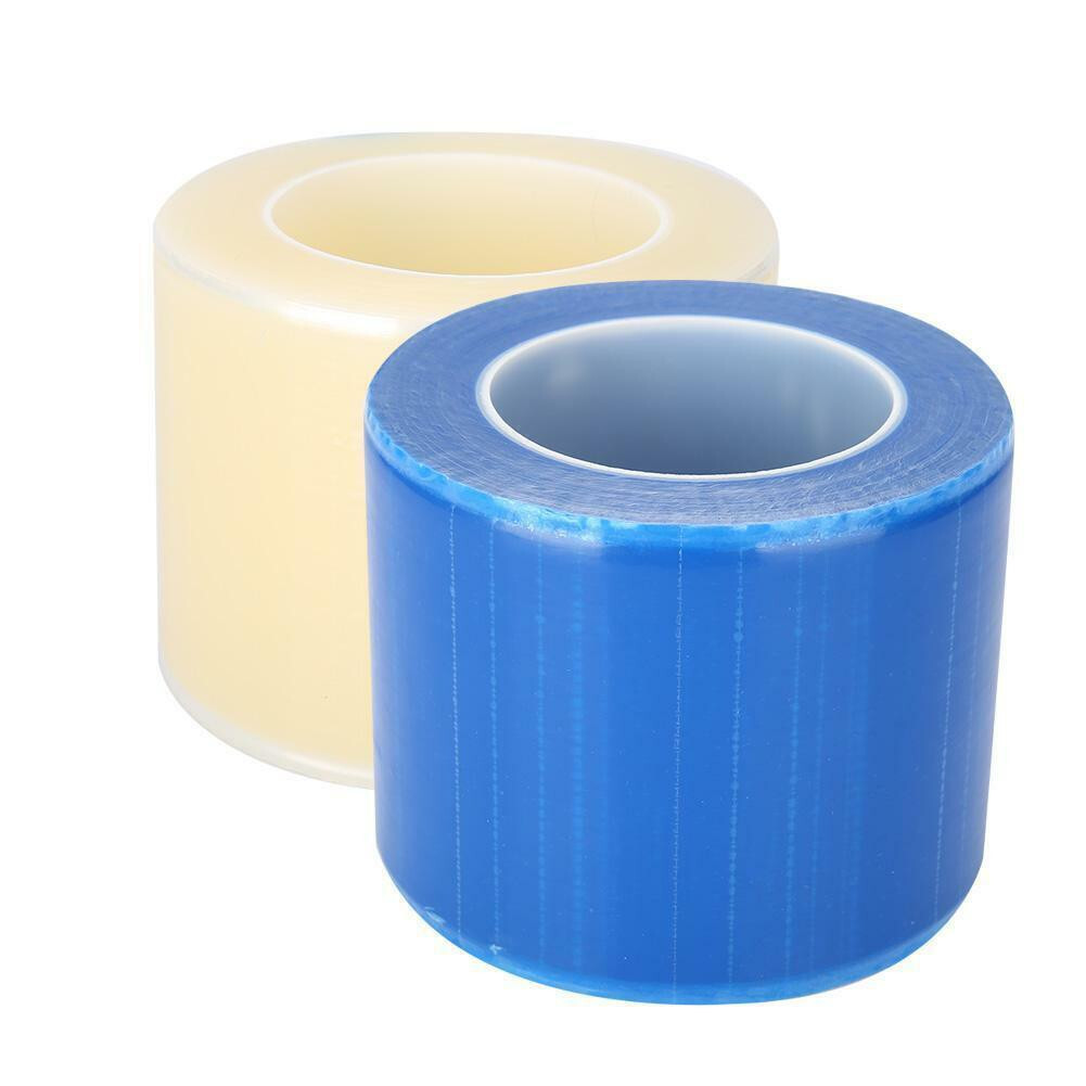 Dental Lab Barrier Plastic Sheets Blue/Clear/Pink Protecting Film Non-Stick Edge
