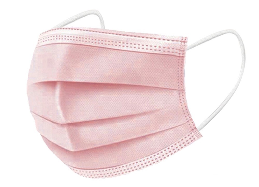 50/100/200PCS 3-Layer Disposable Face Masks Non-Woven Meltblown Anti-Dust Breath