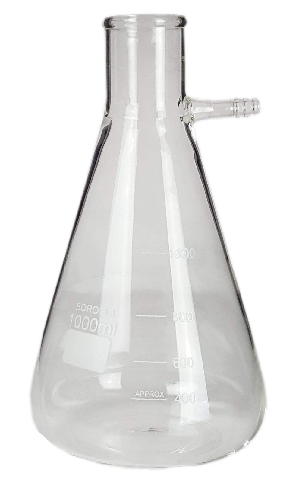 Flask, Filtering, Borosilicate Glass, 1000ml, Case of 24