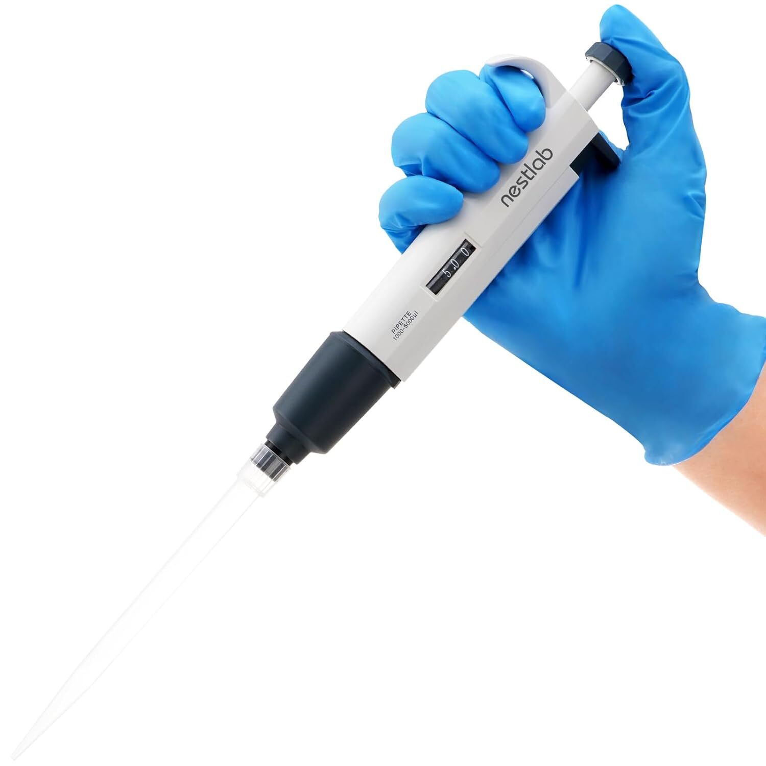 1-10ml Adjustable Volume Pipette Lab Single Channel Micropipette High Precision