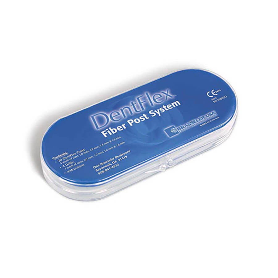 Brasseler Endodontic DF100 Dentflex Fiber Post Combo Kit (missing one -READ)
