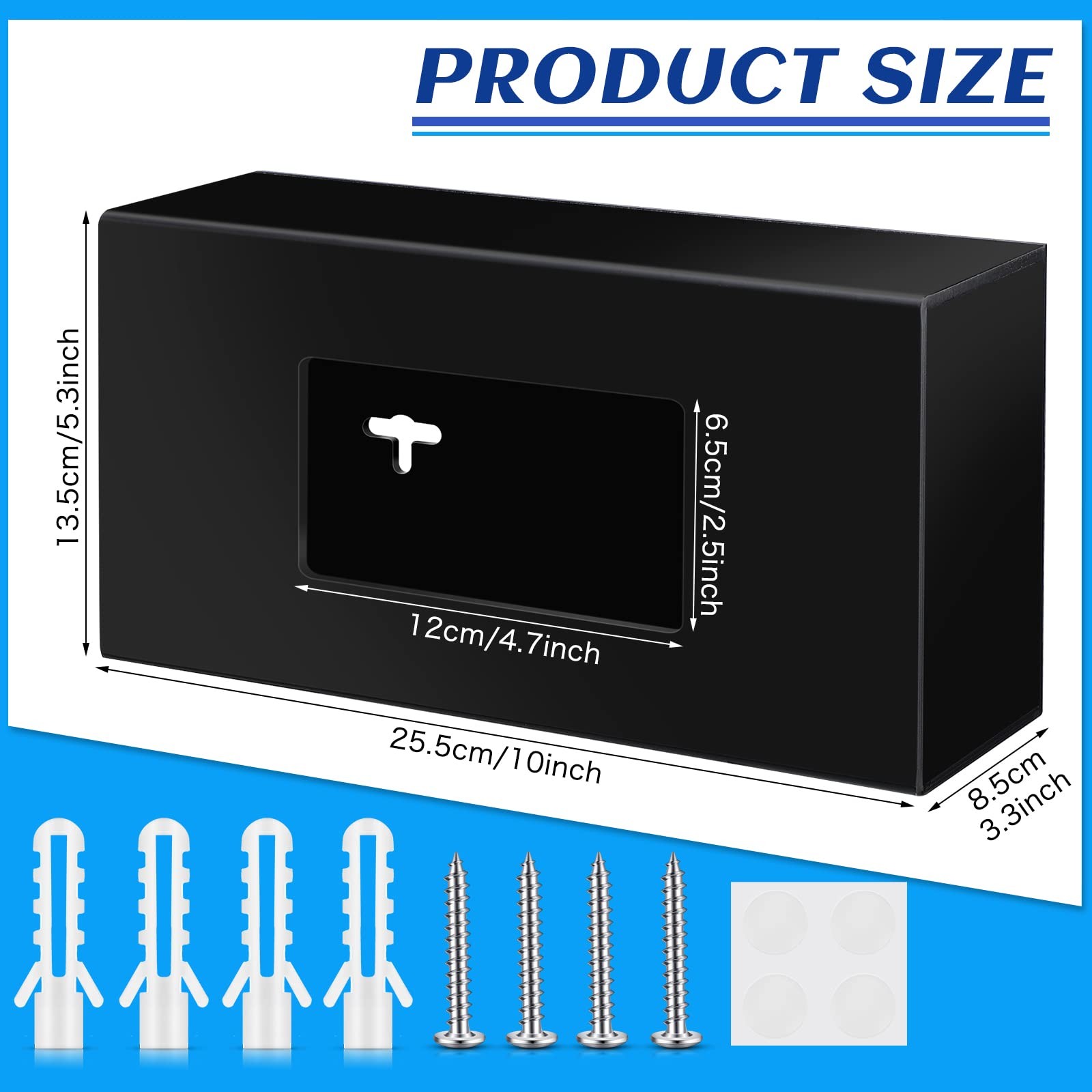 Single Side Loaded Glove Box Holder Dispenser Medical Latex Rubber Disposable…