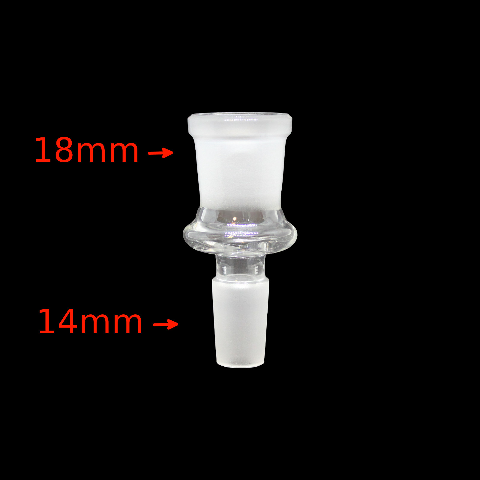 17 Piece Assorted Bulk Glass Adapters (18mm, 14mm, 10mm) (Male And Female)