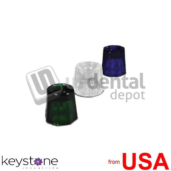 KEYSTONE Prehma GREEN Glass Dappen Dish, single dappen Dish 12pk – #06-00 446153