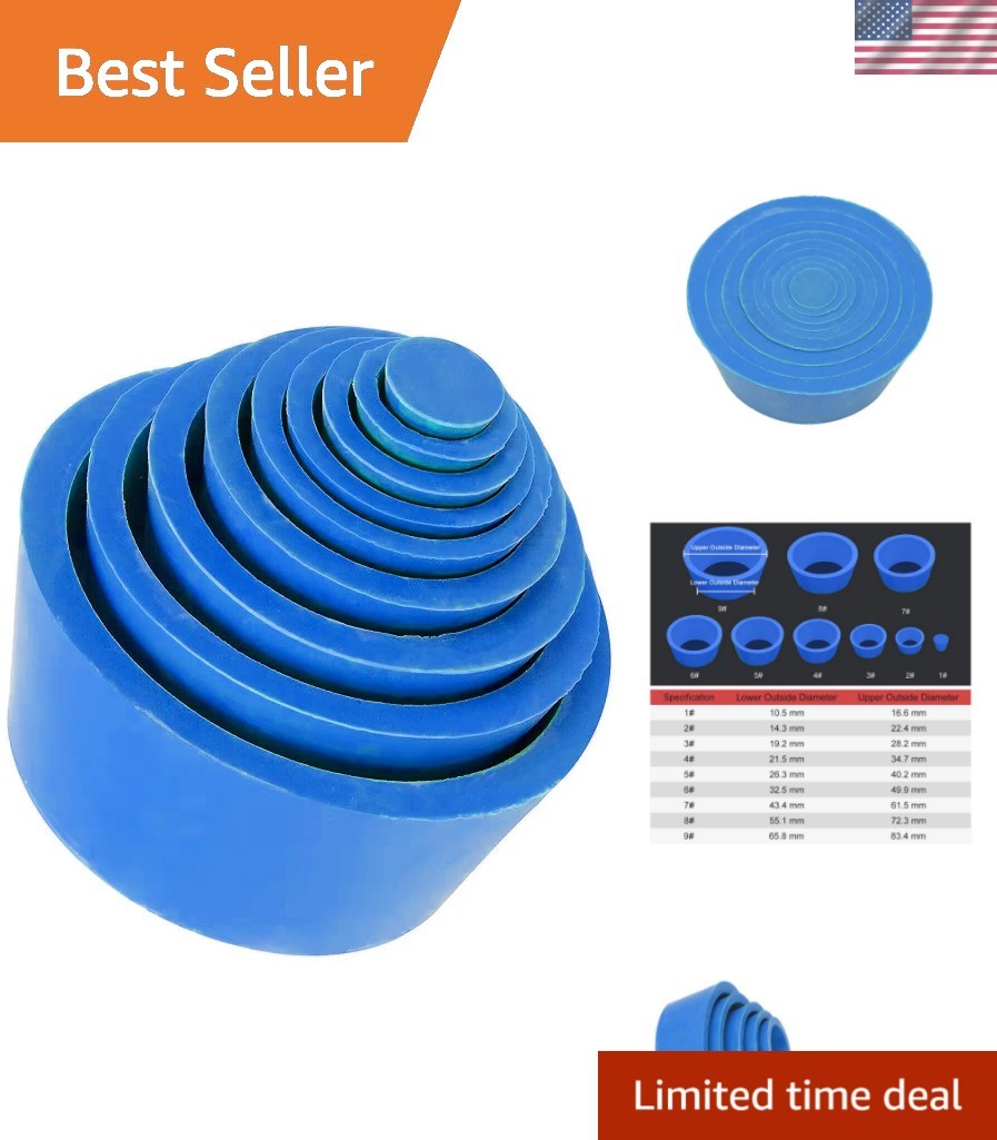 Smooth Surface Rubber Filter Cones – 9 Sizes for Seamless Filtration Experience