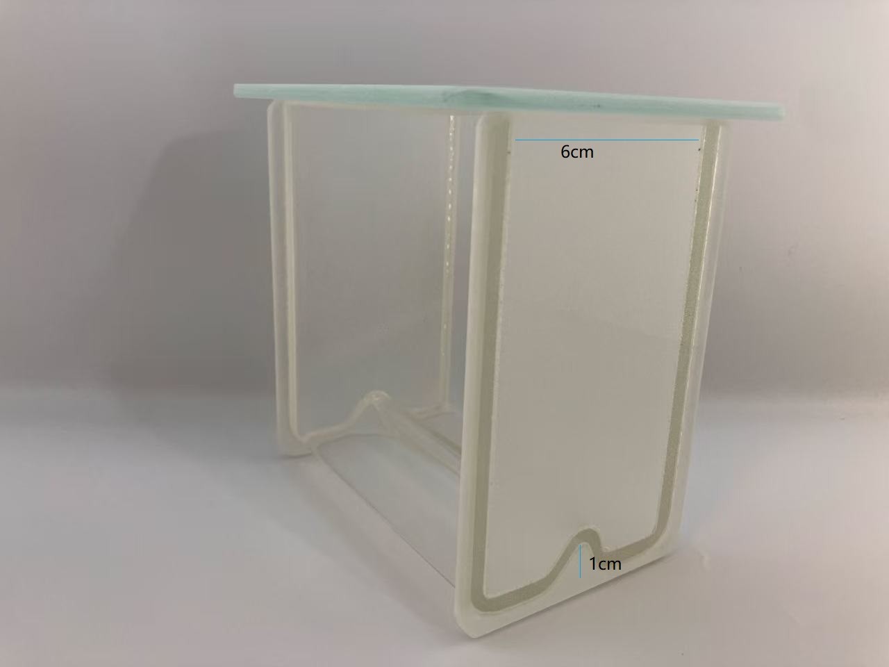 Chromatography Prep TLC Developing Chamber Tank Holds 2 Plates 10 cm or 20 cm