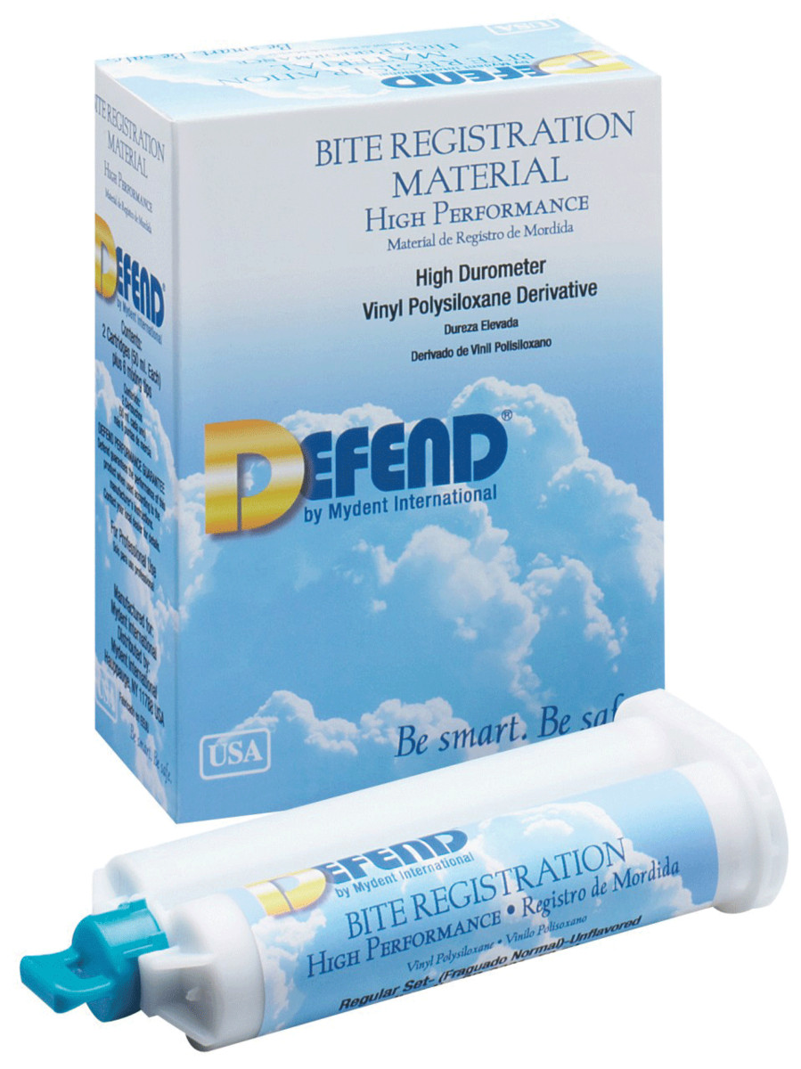 Mydent BR9005 Defend Bite Registration Material Mint Super Fast Set 2/Pk 50 mL