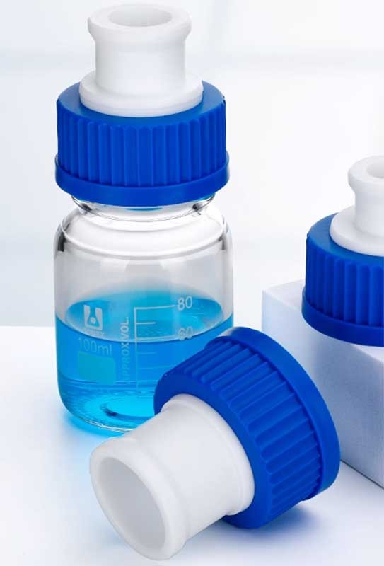 Laboratory Standard Joint Adapter to GL45 Bottle PP PTFE Resistant Type