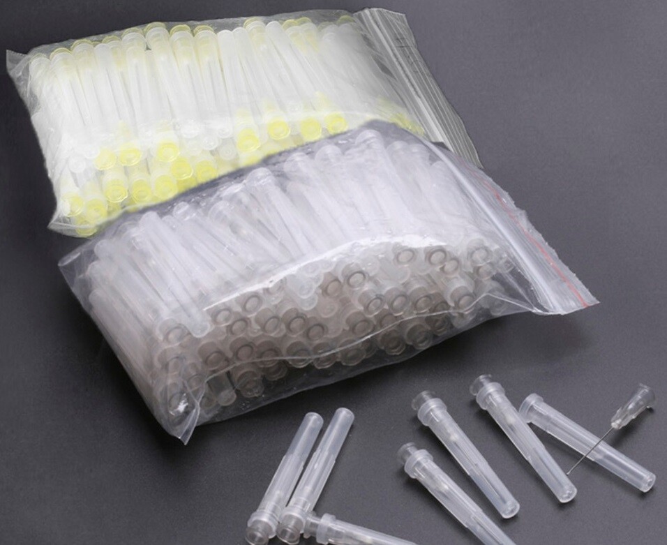 100pcs Dental Disposable Tip Endo Irrigation Needle Syringe Tips 25G 27G 30G