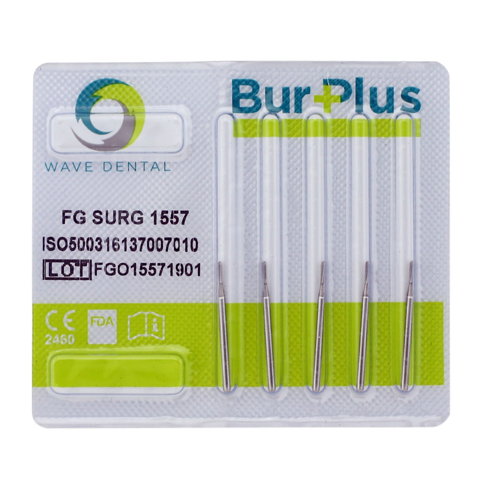 Wave Dental Carbide Burs Surgical Bur Dome Fissure FG SURG 1557 Friction Grip