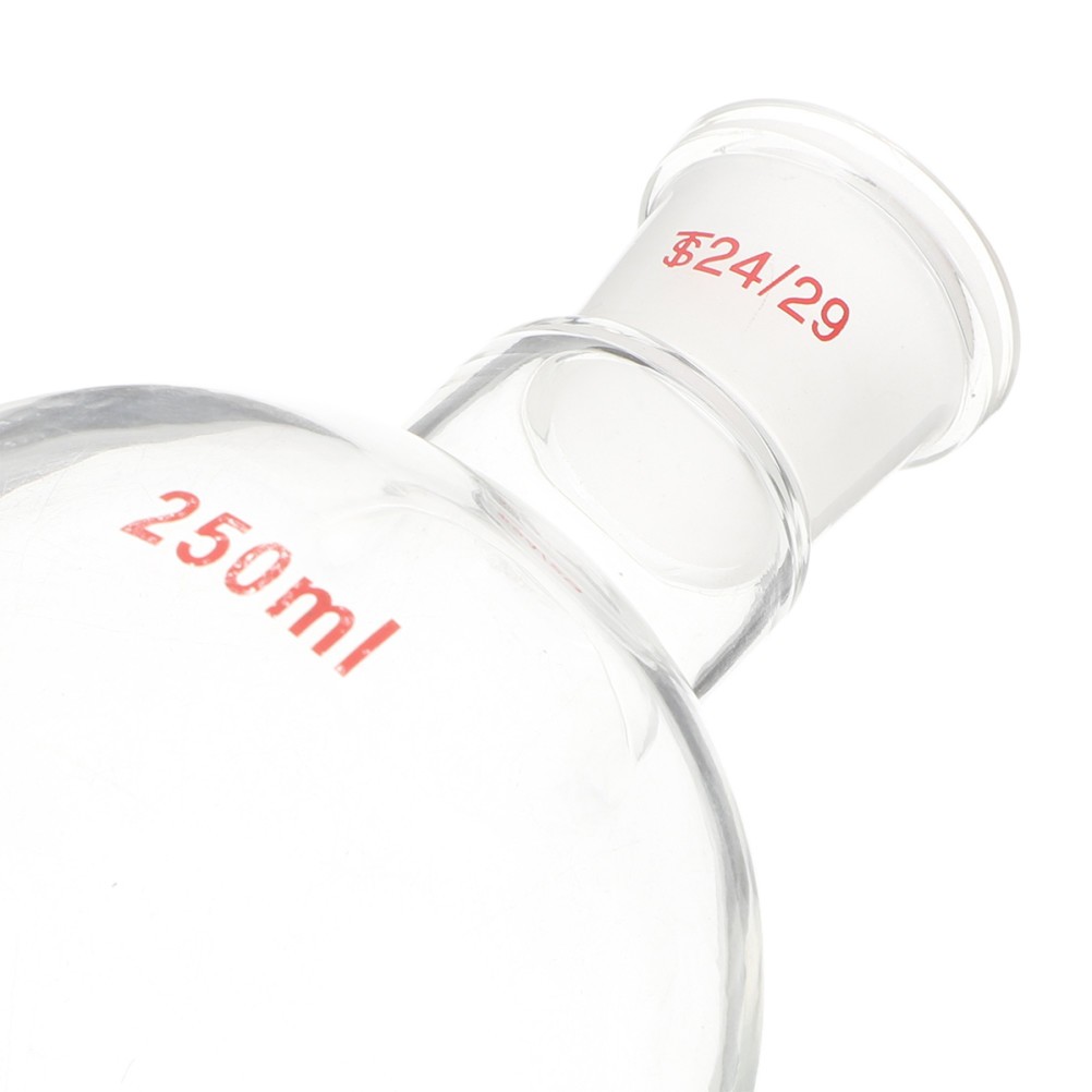1Pcs Assorted Color Glass Flask Durable Single Neck Round Bottom for Lab Storage