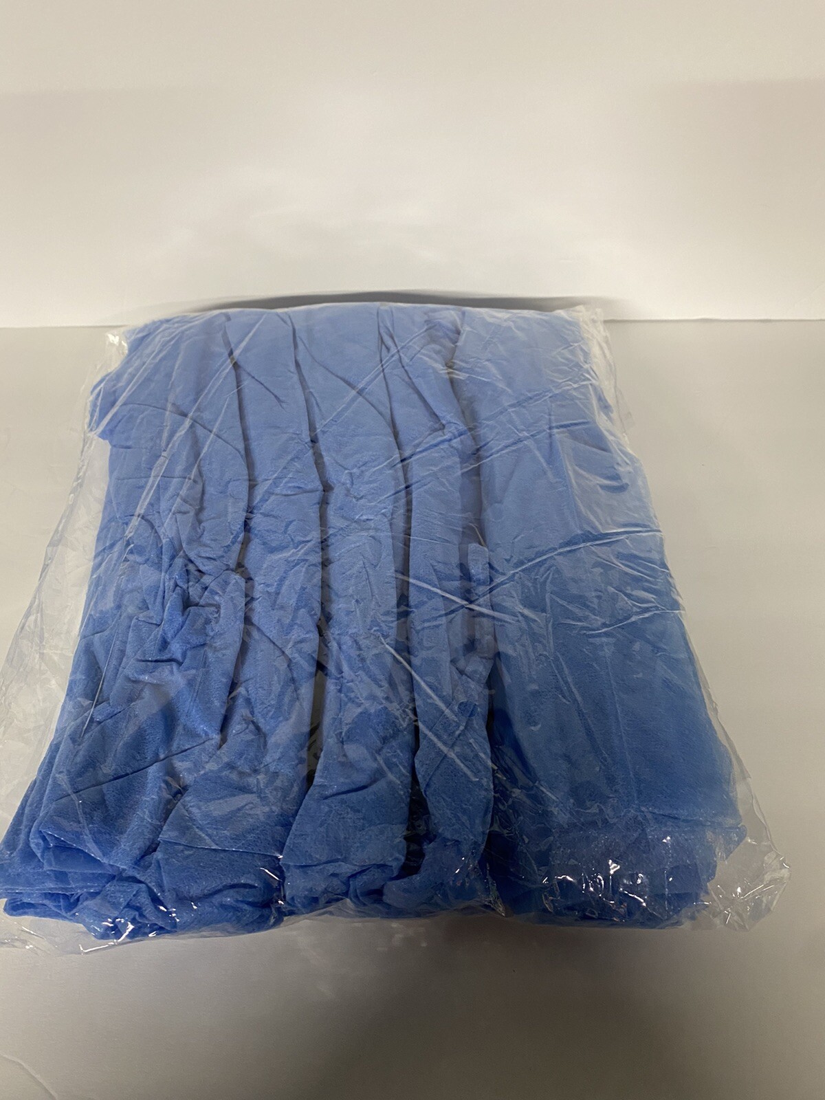 40 Pack Disposable Isolation Gowns Blue With Elastic Cuff Dental-Medical