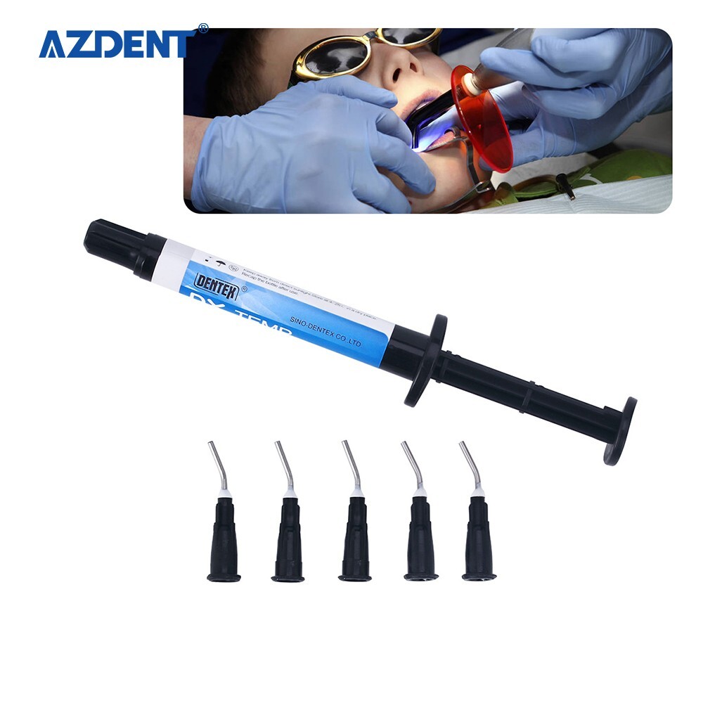 DX. TEMP Dental Temporary Flow light Cure Filling Composite Material Resin 2.5g