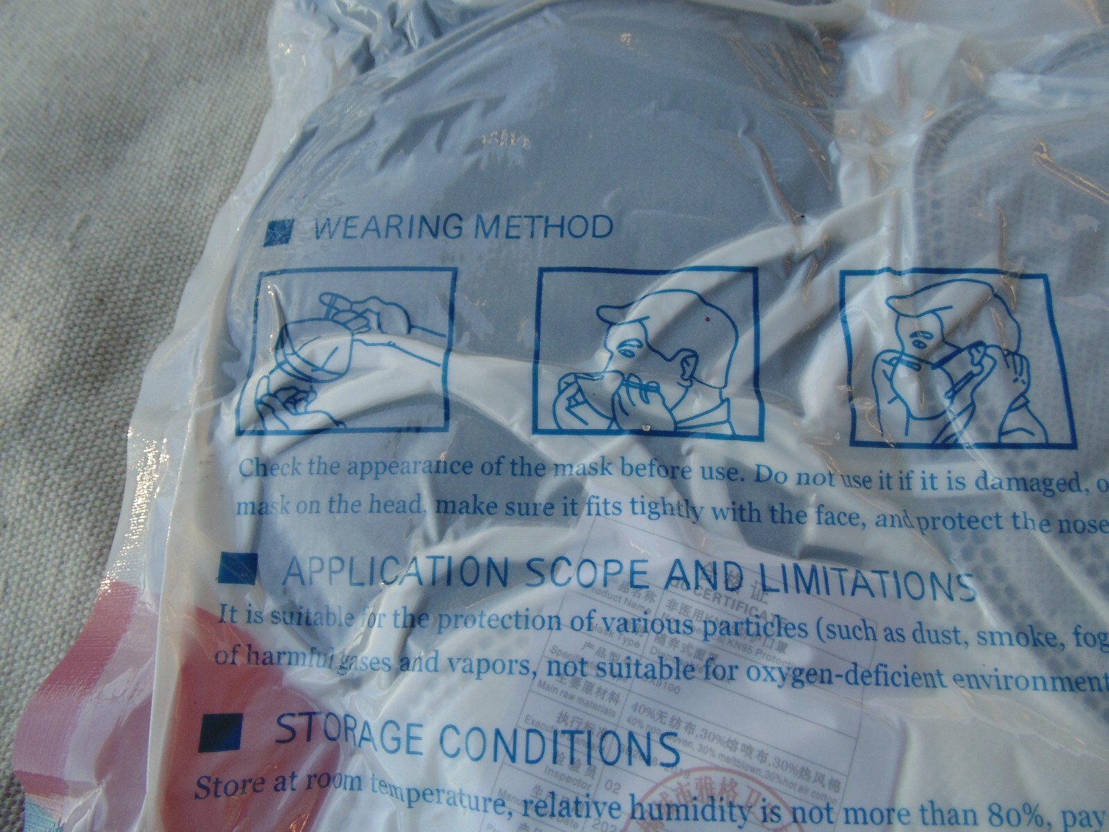 30 PCS KN95 Protective 5 Layers Face Mask Disposable Respirator 95% Efficiency ✅