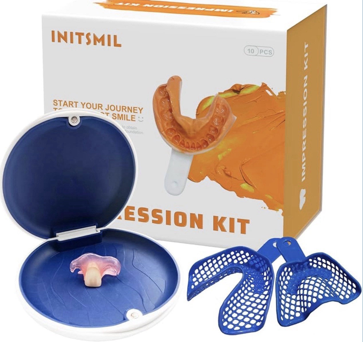 Initsmil Impression Kit 10 Pcs. Start Your Journey To A Perfect Smile