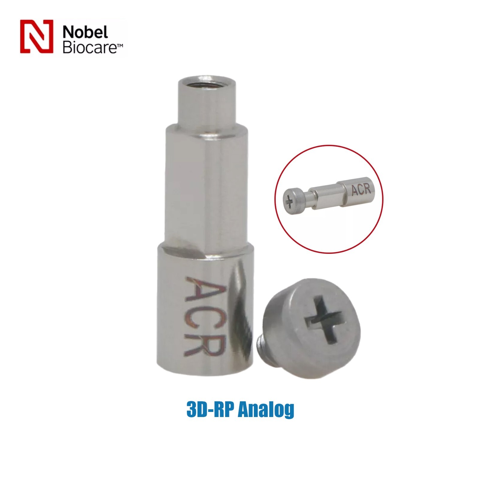Dental Scan Body 3D Implant Analog for Nobel Straumann Osstem CAD/CAM Impression