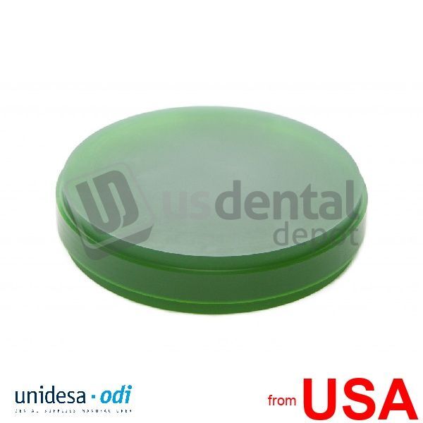UNIDESA – PMMA 98.5mm/20mm/CLEAR GREEN Disc for Regular/Wieland/Opend . 4 124330
