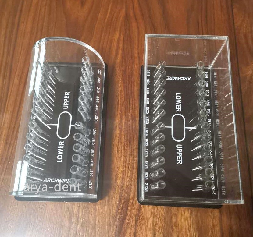 1pc Dental Orthodontic Arch Wire Rack Holder Acrylic Organizer Case Storage Box