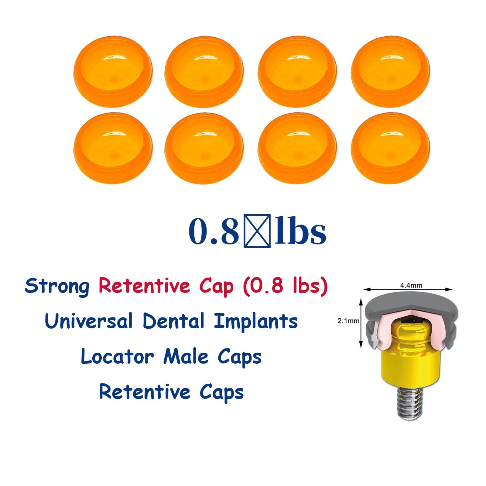 US Dental Overdenture Locator Core Tool Abutments Retention Caps Implant Inserts
