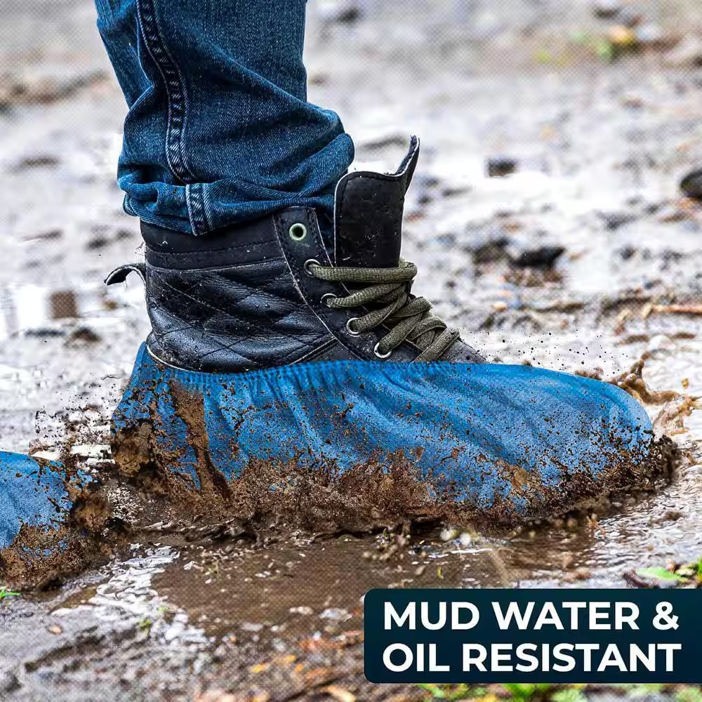 Disposable Boot and Shoe Covers – Durable, Non-Slip, Water-Resistant, Recyclable