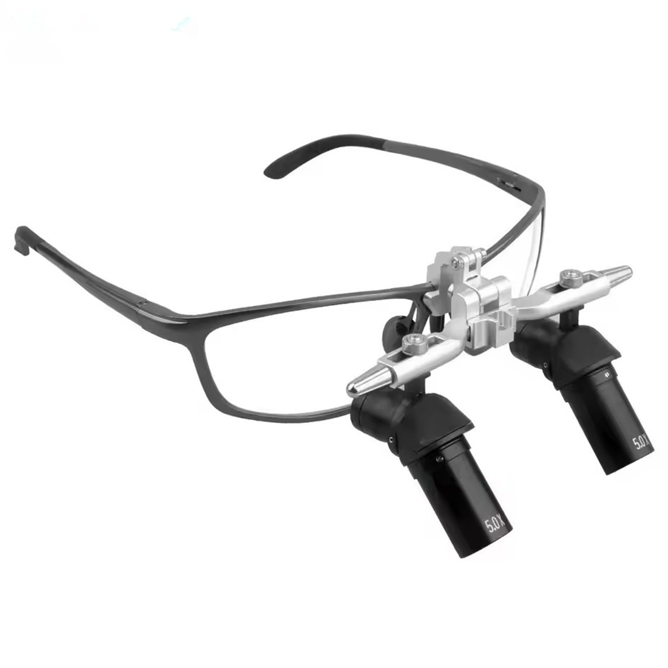 48° Ergonomic Design Dental Loupes 5X Flip Up Zoom Loupes Surgical Magnifiers