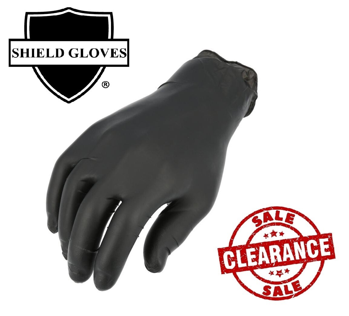 Black Industrial Grade Nitrile Gloves, XL, 5 Mil, 1000 Count Powder & Latex-Free