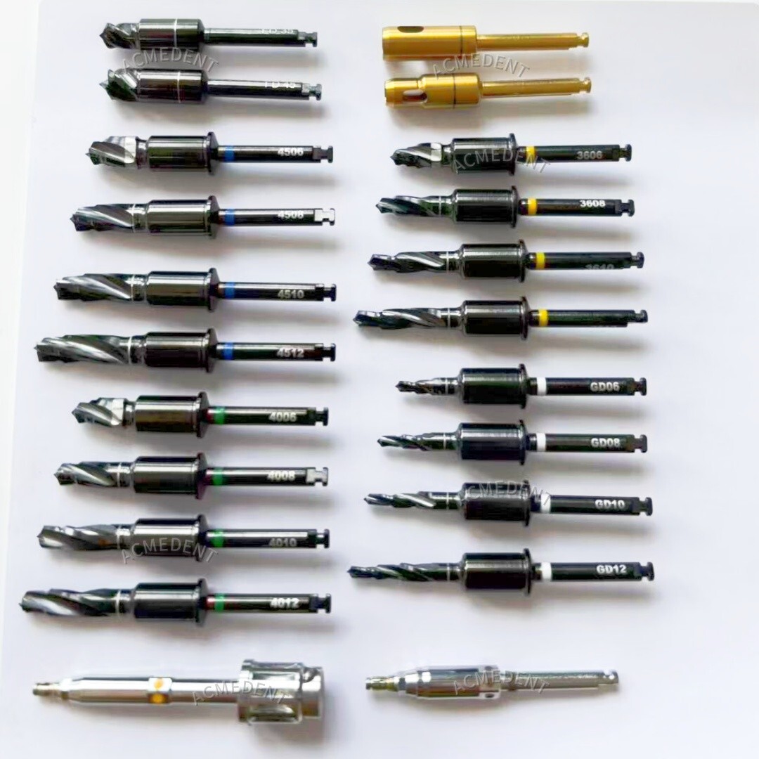 Implant Digital Guide Surgery Full Kit Conical Drills Pilot Tissue Punch Drill