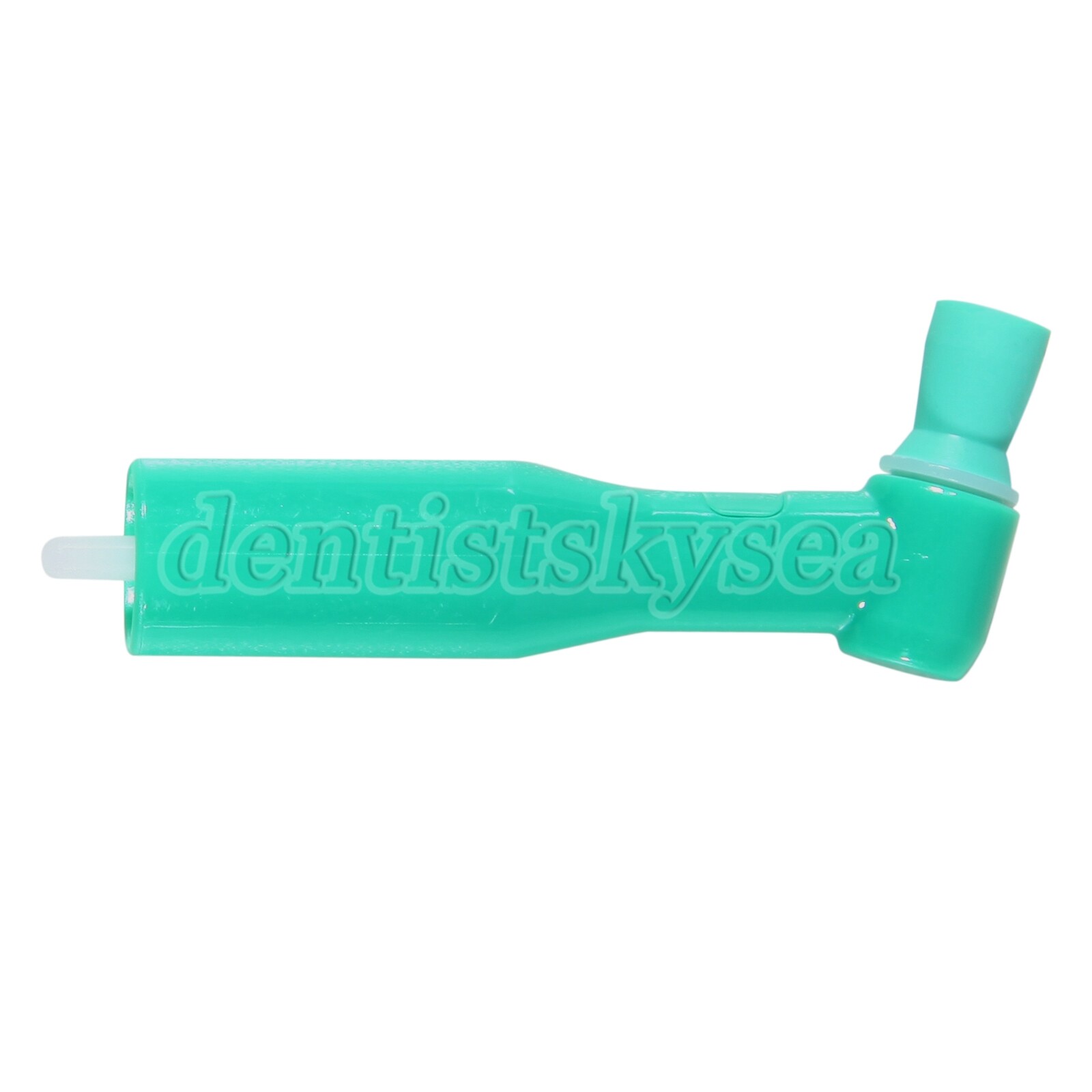 100pcs Dental Prophy Angle Polish Cup Disposable 105° Contra Angle Brush Green