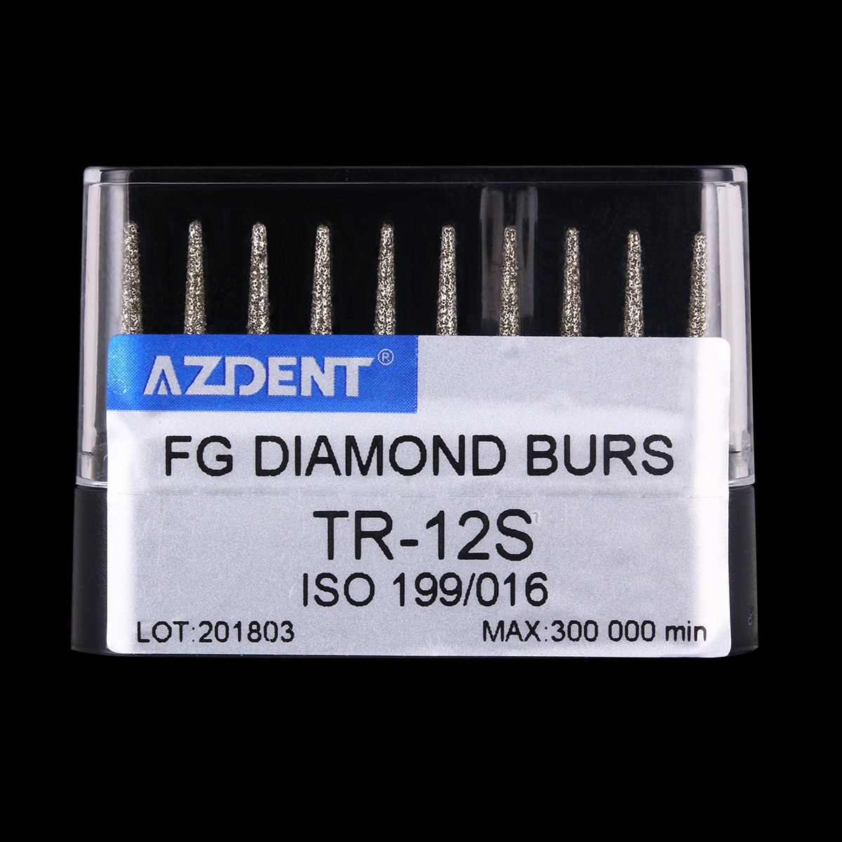 100pcs Dental Super Coarse Diamond FG Burs TR-12S for High Speed Handpiece