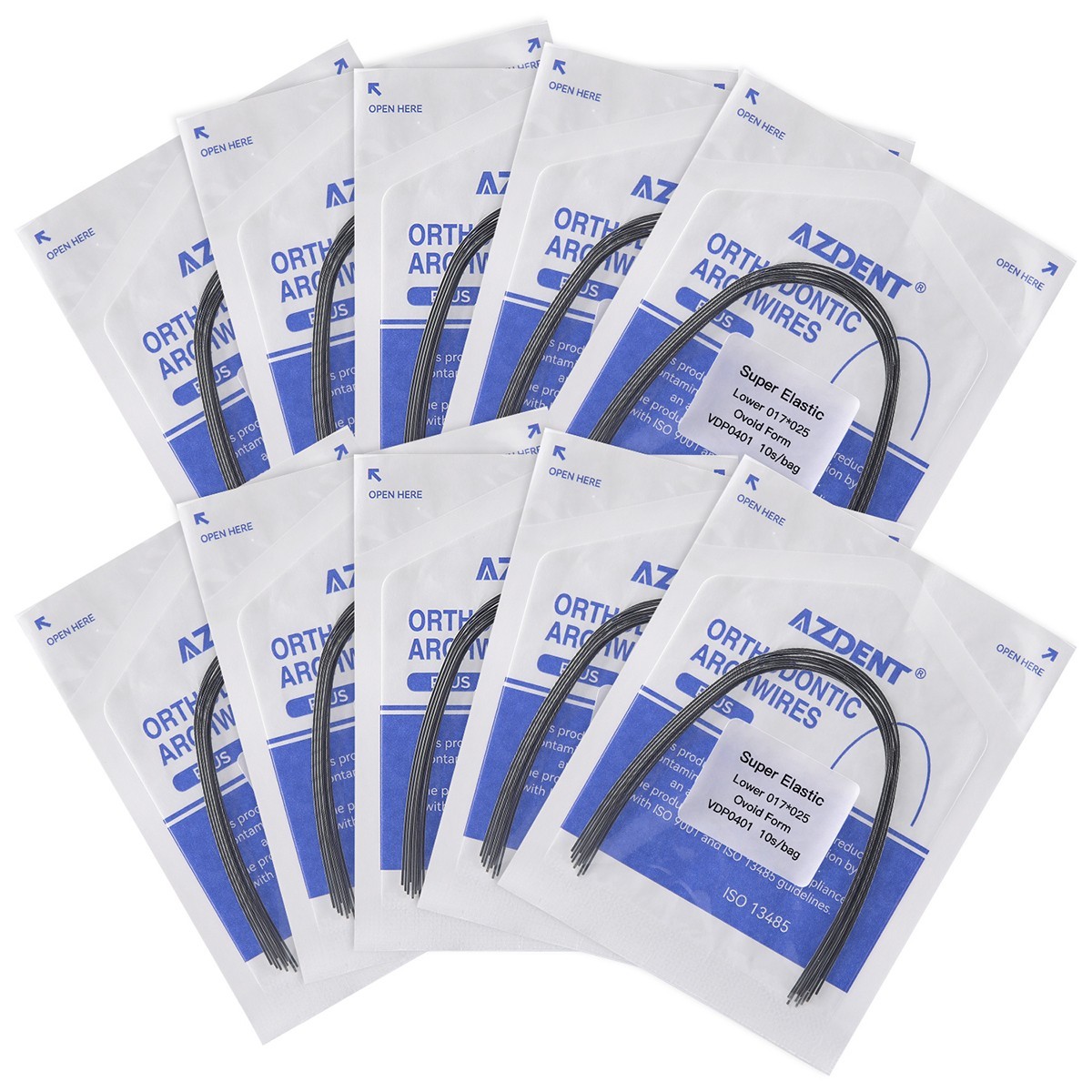 Plus Wire Dental Orthodontic Super Elastic NiTi Arch Wires Rectangular Ovoid Fix