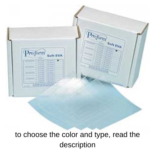 ProForm .060 Soft EVA Tray Material 5″ x 5″ 25/Pk