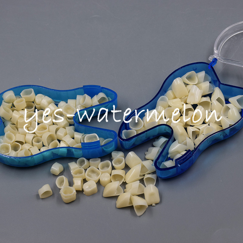 Pro Ultra-Thin Resin Temporary Crowns Dental Veneers Polycarbonate Tooth Caps