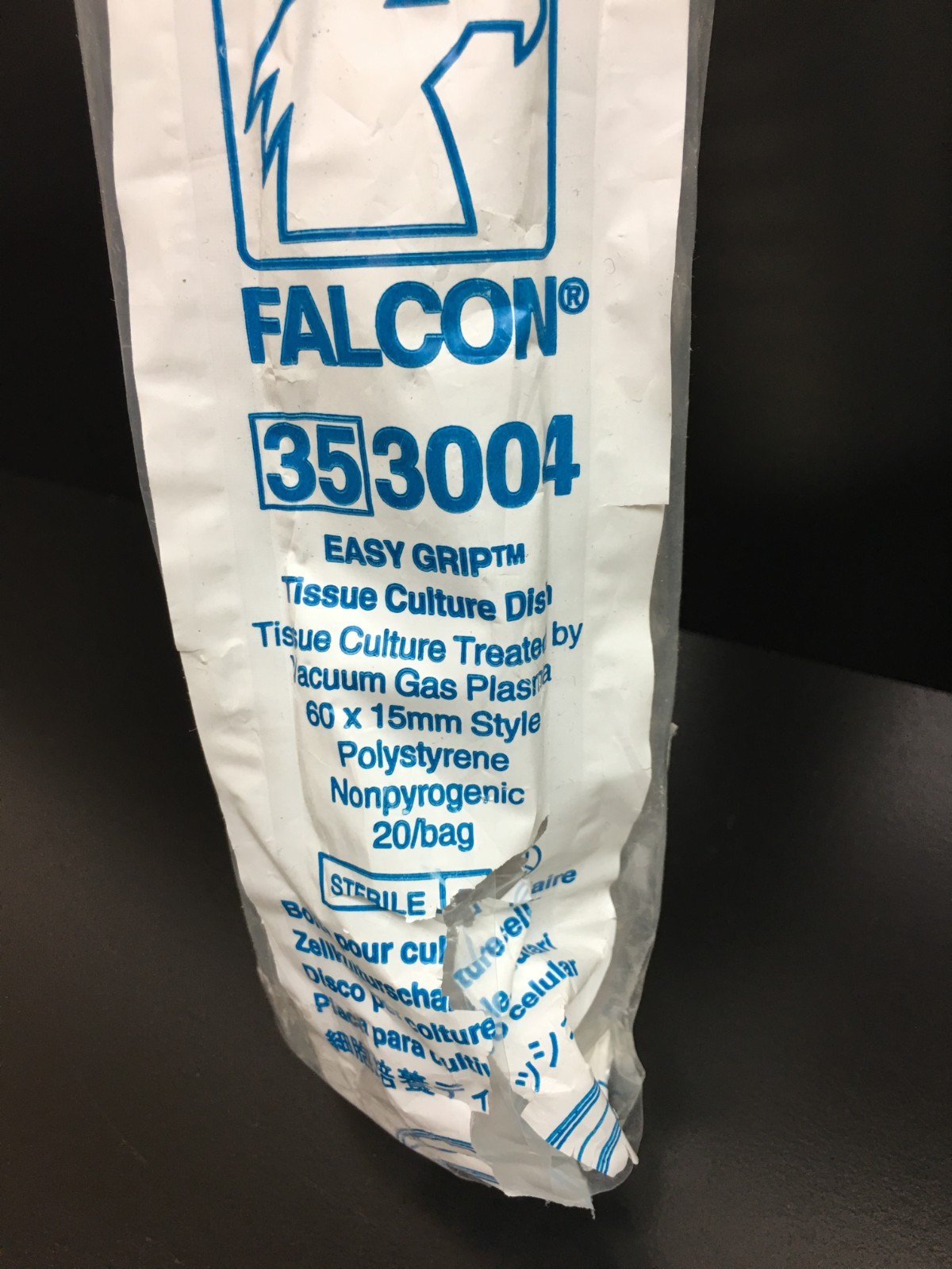 Corning Falcon REF 353004 TC Treated Style Cell Culture Dish 60mm Lot 17 PCS