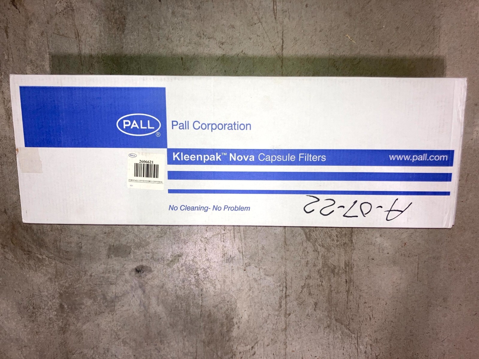 Pall Kleenpak Nova Capsule Filter NT792SP1S, 0.2 um, T-Style Sanitary Flange 20″