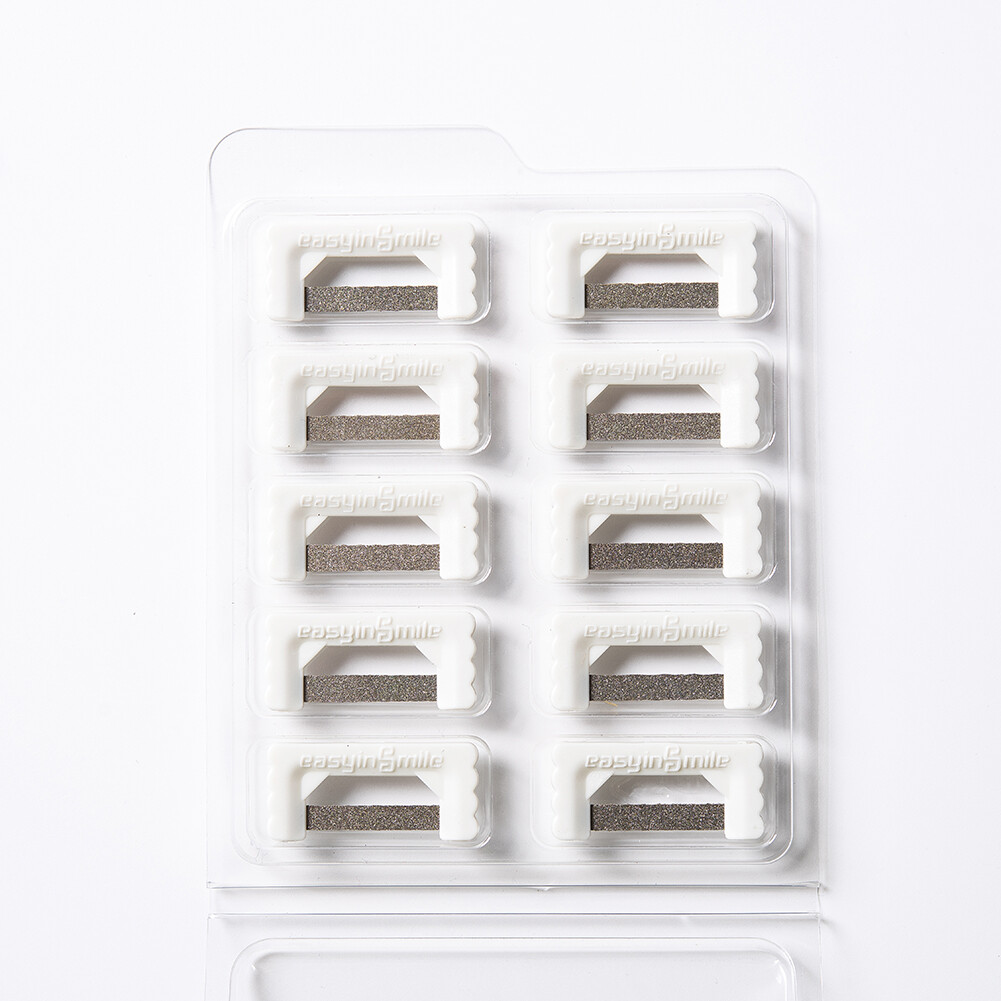 10Pcs Orthodontic Interproximal Reduction Enamel Kit Dental IPR Strips Ortho Saw