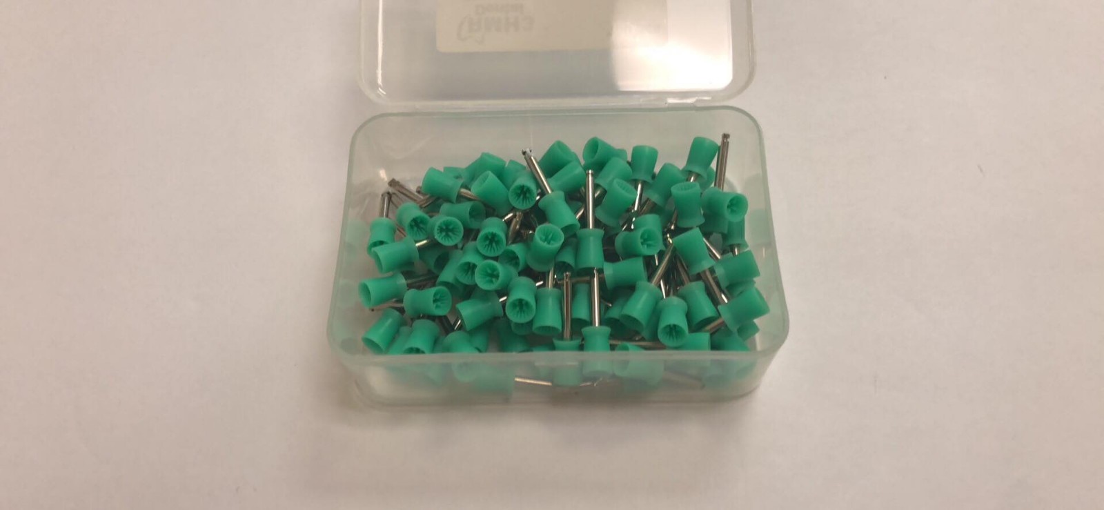 Dental Disposable Prophy Cup Non Sterile Soft Green 100pcs