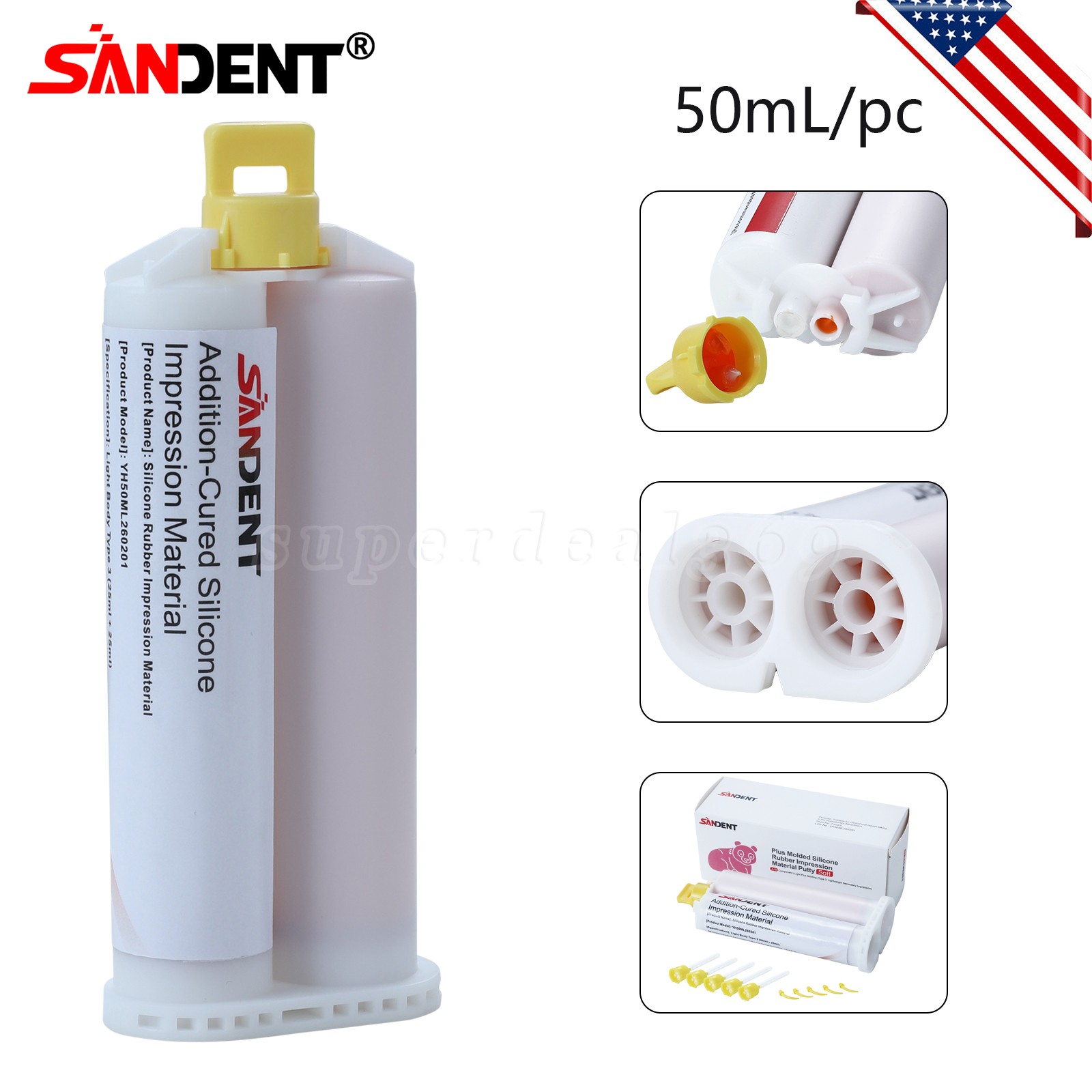 Light Body Regular Set – Cartridges & 10 Tips (Dental Impression Material) dk