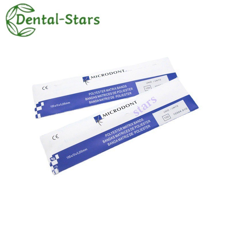 Dental Polyester Matrix Bands Clear Anterior Resin Restoration Matrices Strips