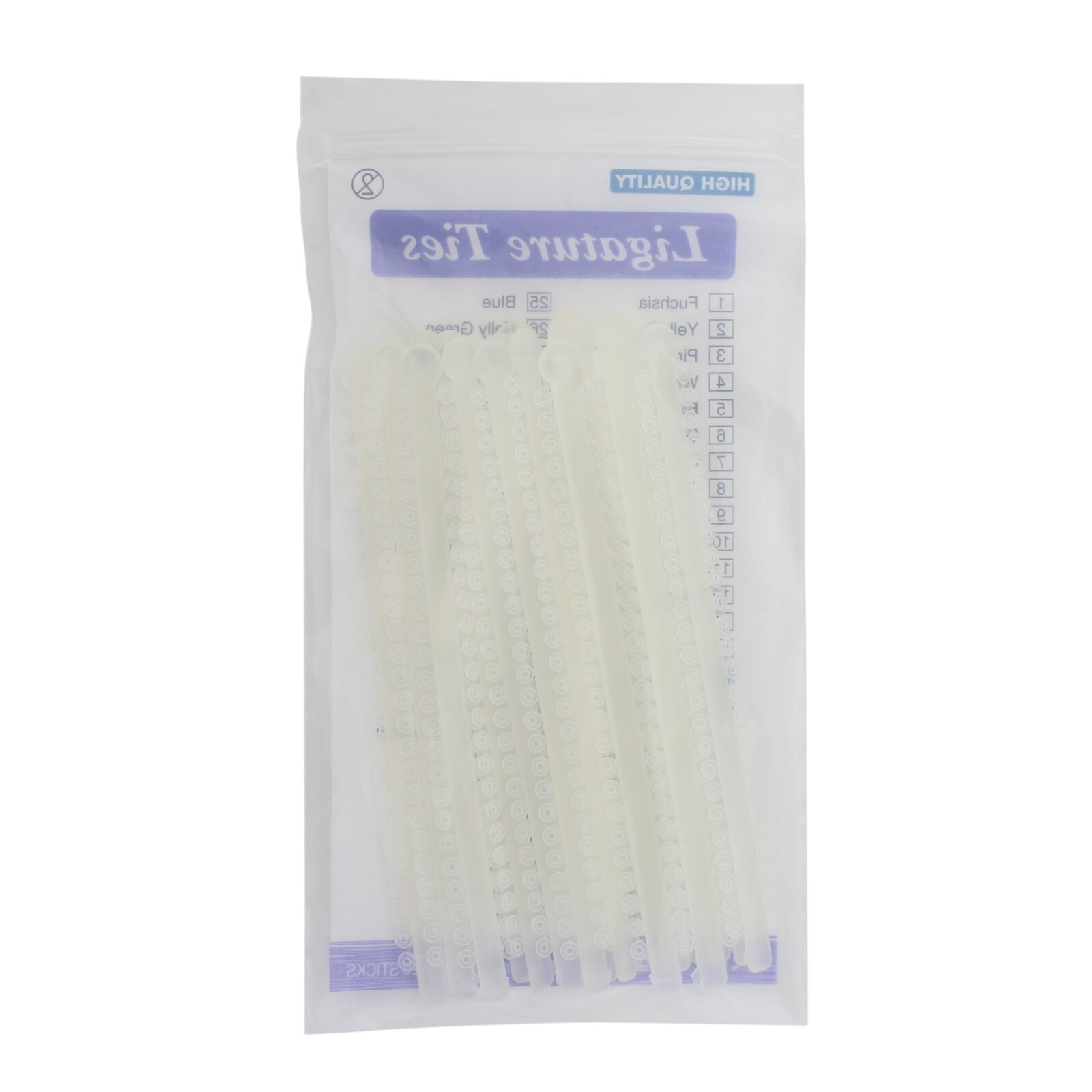 1000PCS Dental Orthodontic Ligature Ties Braces Elastic Rubber Bands Multi-Color