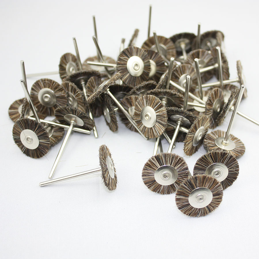 50 PCS New Dental Buffing Polishing Polisher Wheel Brush Dentist Lab Equipment