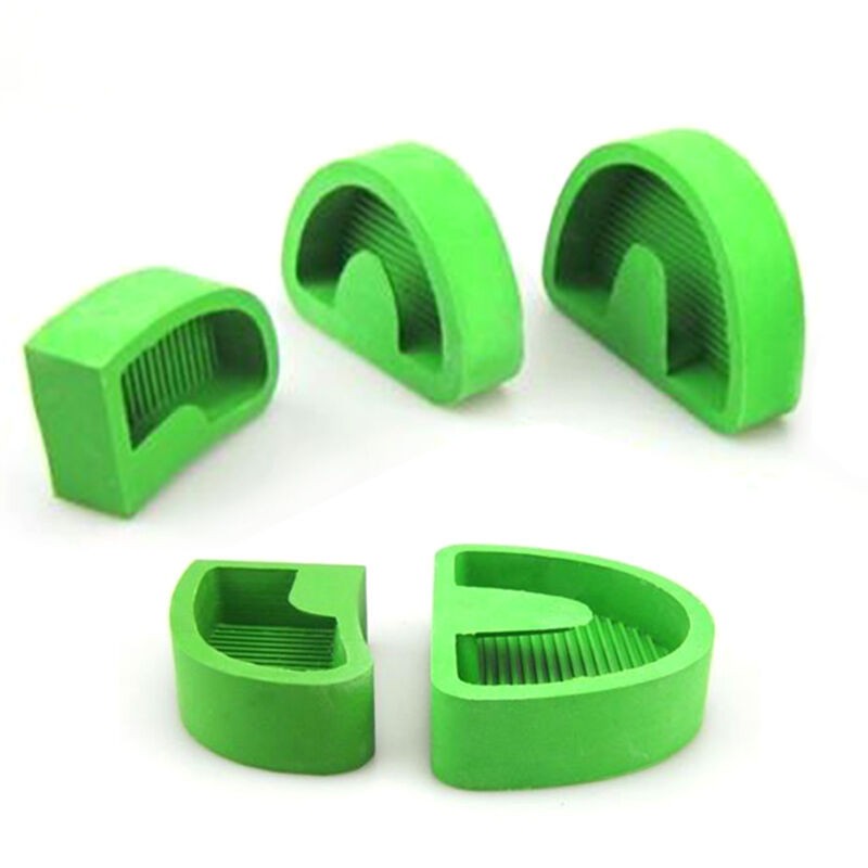 5 Set Dental Silicone Plaster Model Former Base S/M/L/Left/Right Grinding Tool