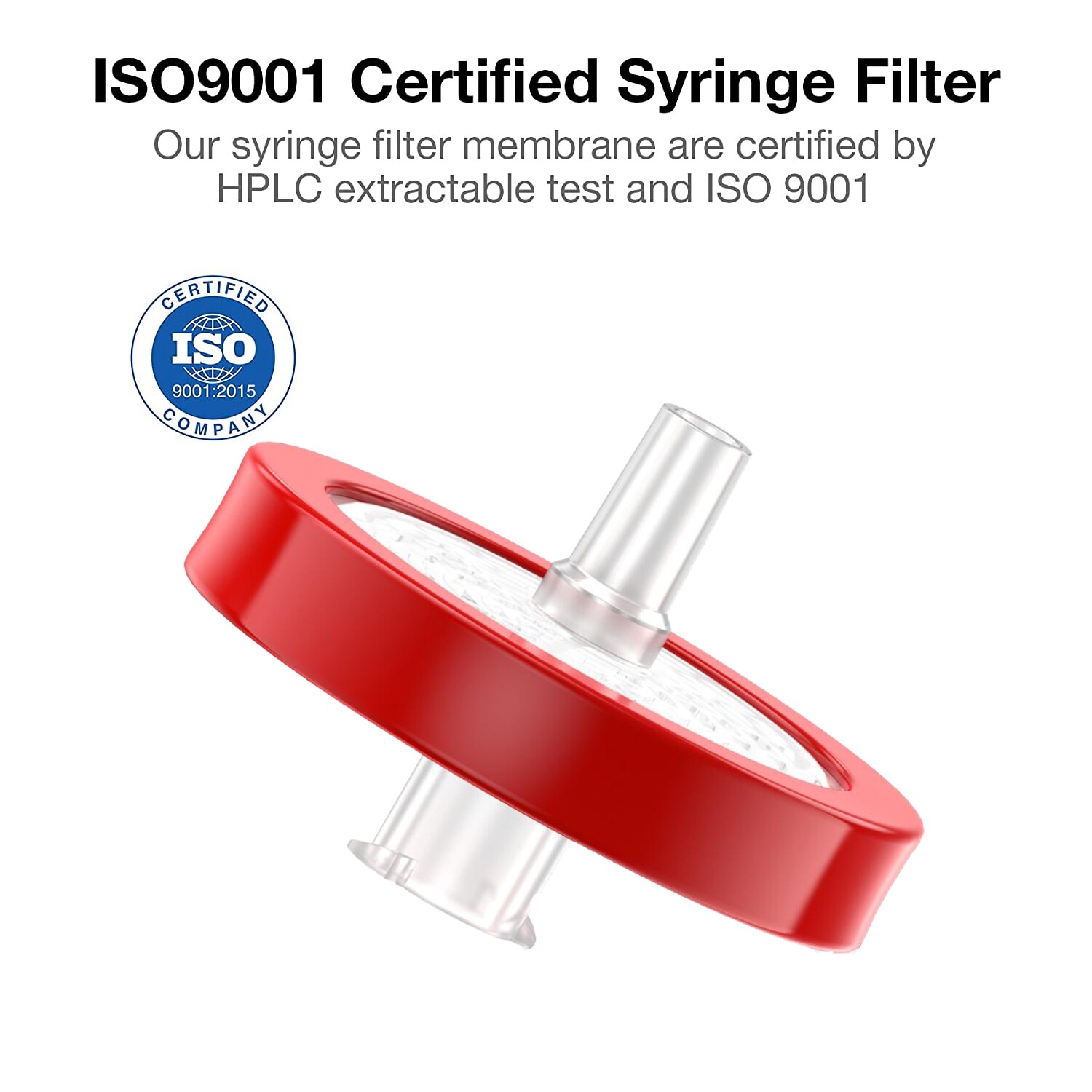500PCS 15mL Centrifuge Test Tubes+ PTFE Syringe Filters 0.22μm/0.45μm 13mm/25mm