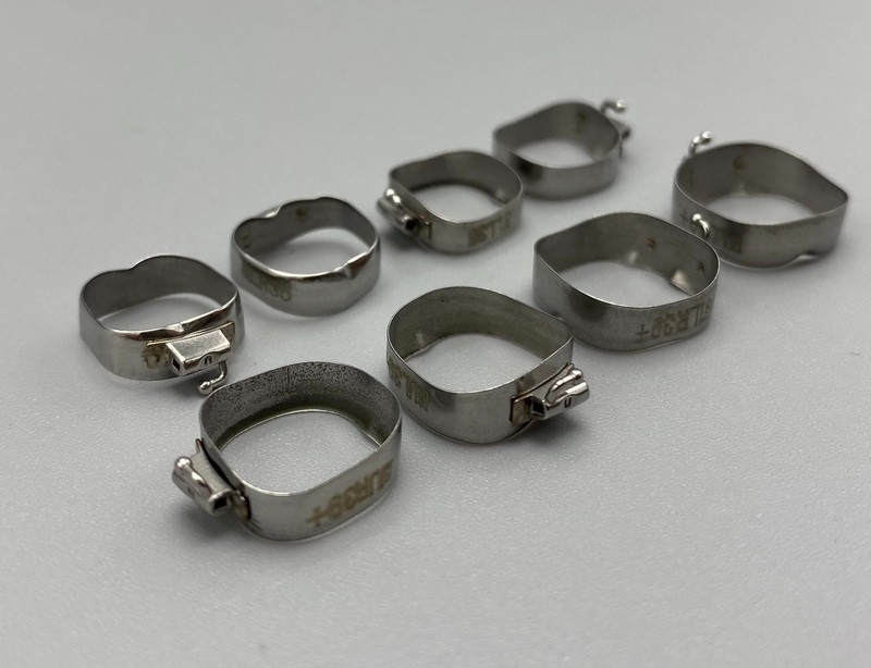 Dental Orthodontic 1st Plain Molar Bands Buccal Tubes Cleats Roth 022 #29-44+